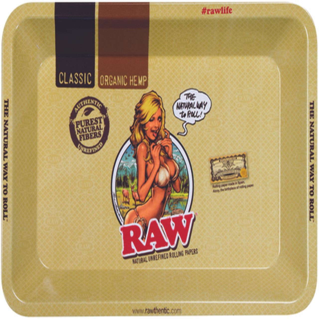 Raw Rolling Tray Bikini Girl Special Edition Mini 7X5"