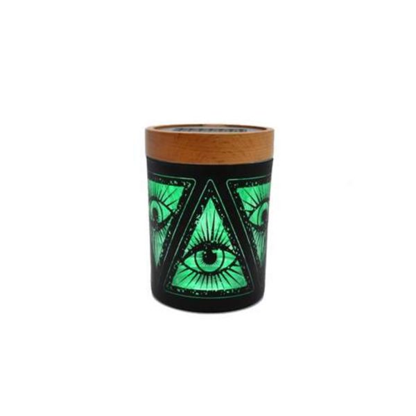 V Syndicate Smart Stash Jar Green Illuminati