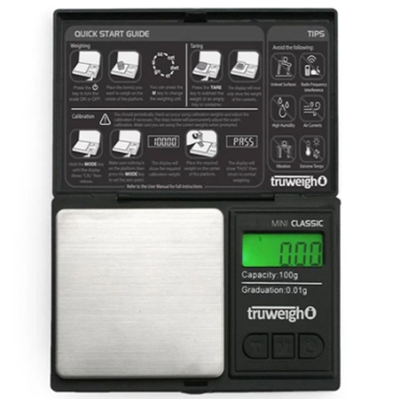 Tru Weight Scale Digital Mini 100GX0.01G